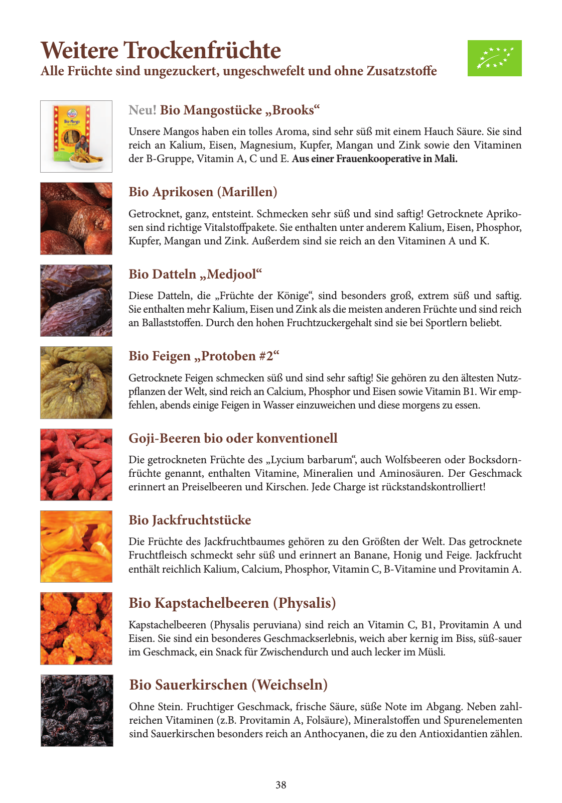 Vorschau Essential Foods Katalog 2016 Seite 38