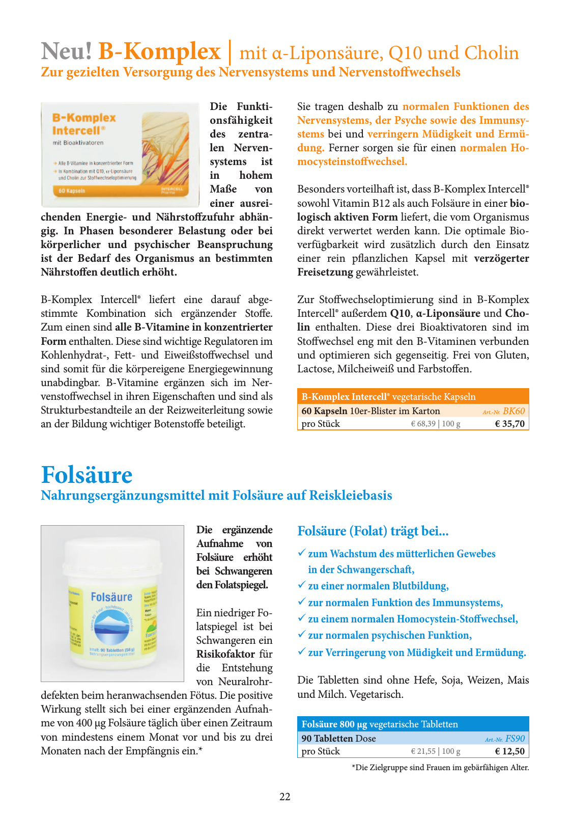 Vorschau Essential Foods Katalog Frühjahr | Sommer 2016 Seite 22