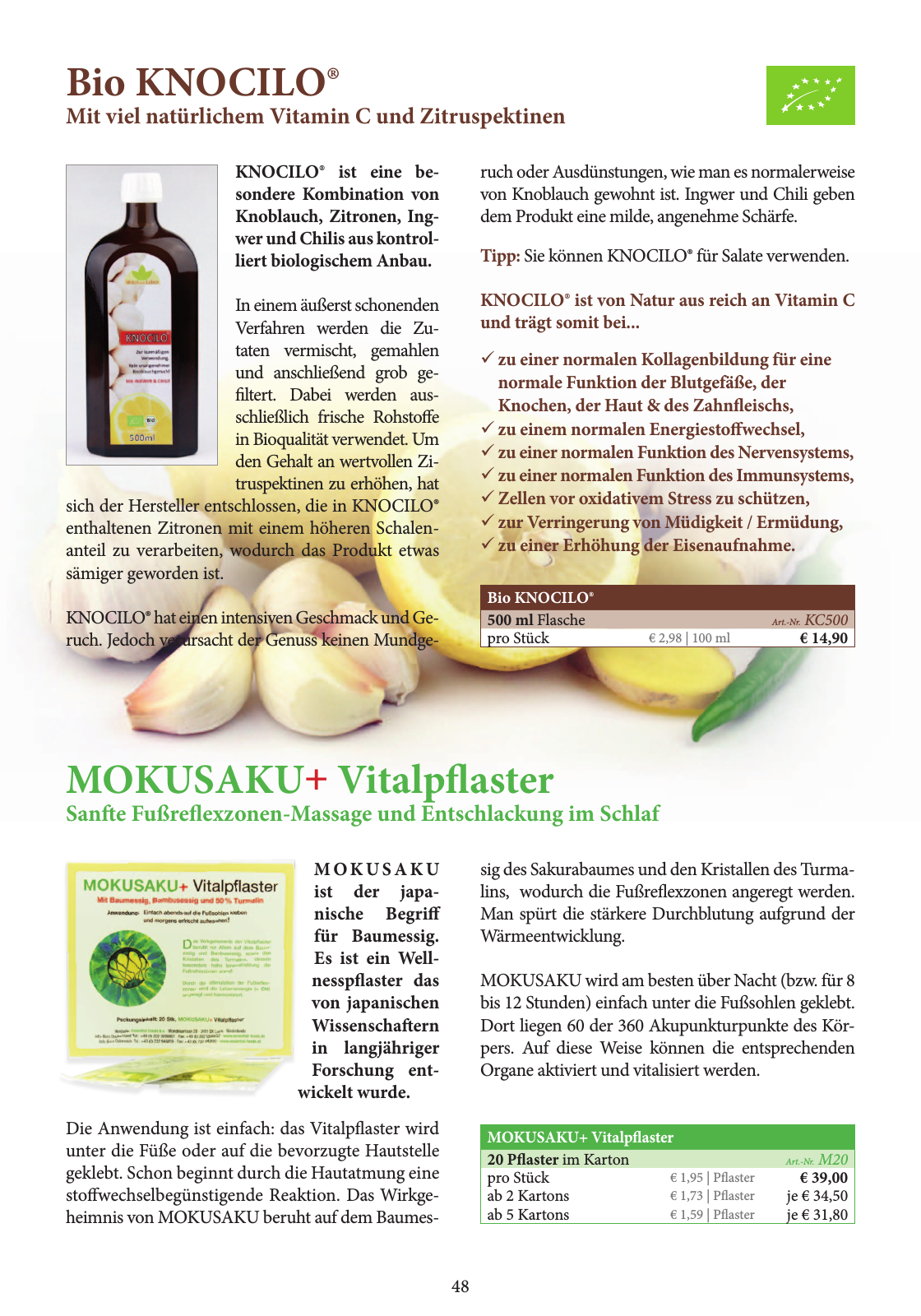 Vorschau Essential Foods Katalog Frühjahr | Sommer 2016 Seite 48