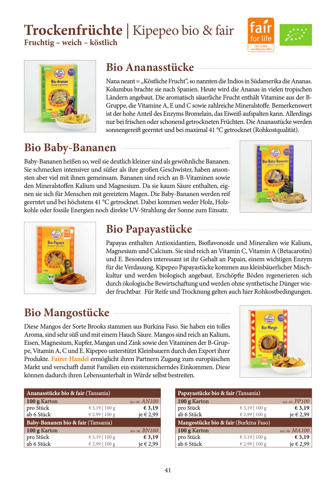 Vorschau Essential Foods Katalog Frühjahr | Sommer 2016 Seite 41