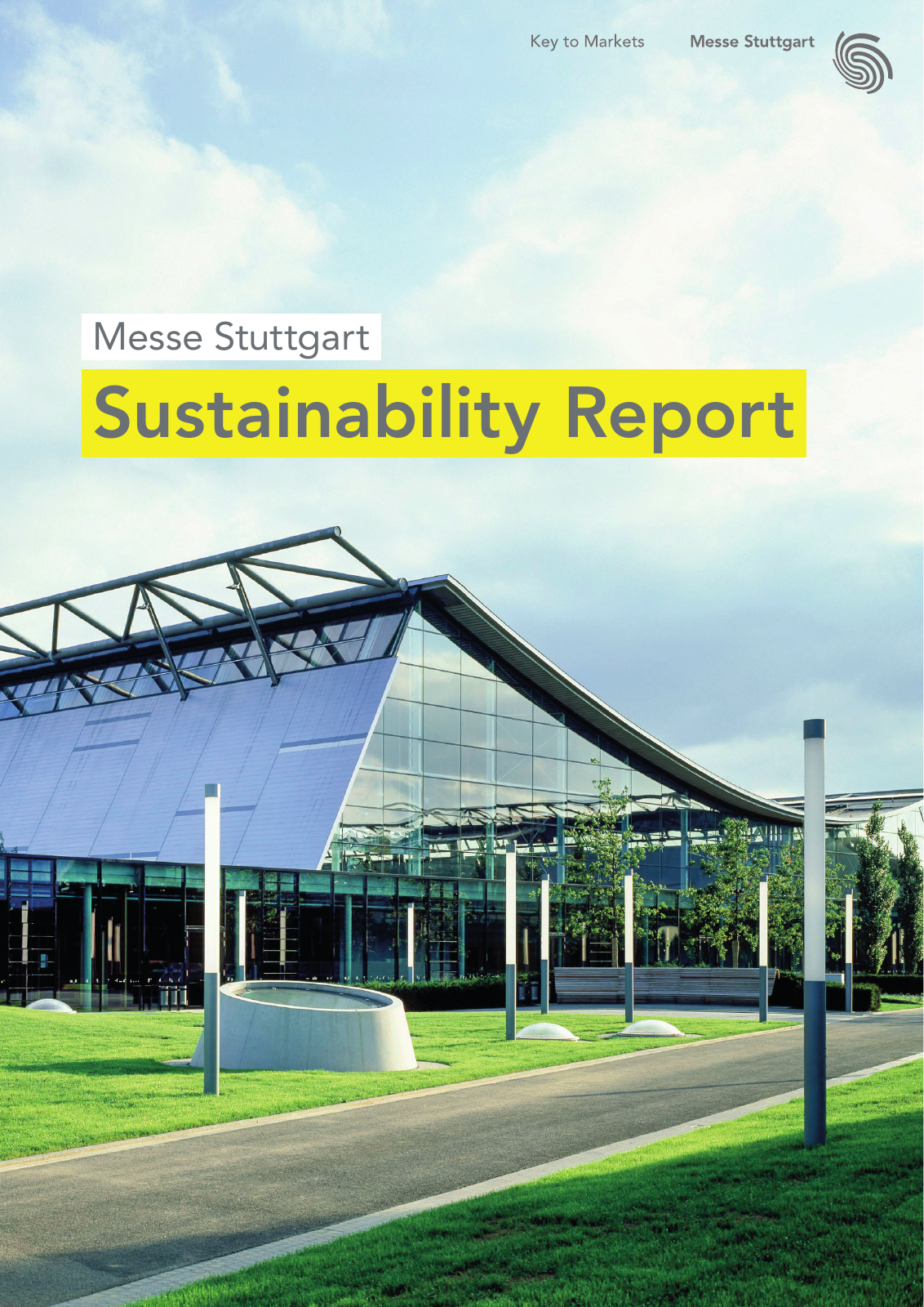 Vorschau Messe Stuttgart Sustainability Report Seite 1