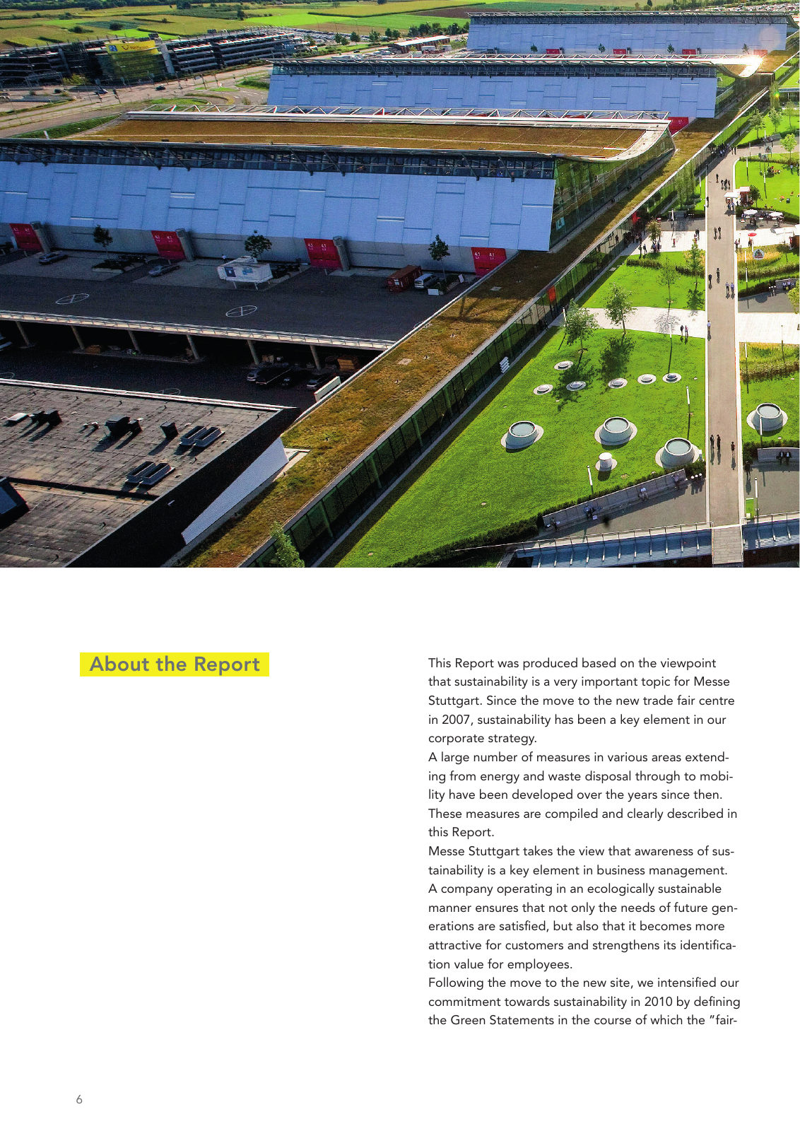Vorschau Messe Stuttgart Sustainability Report Seite 6
