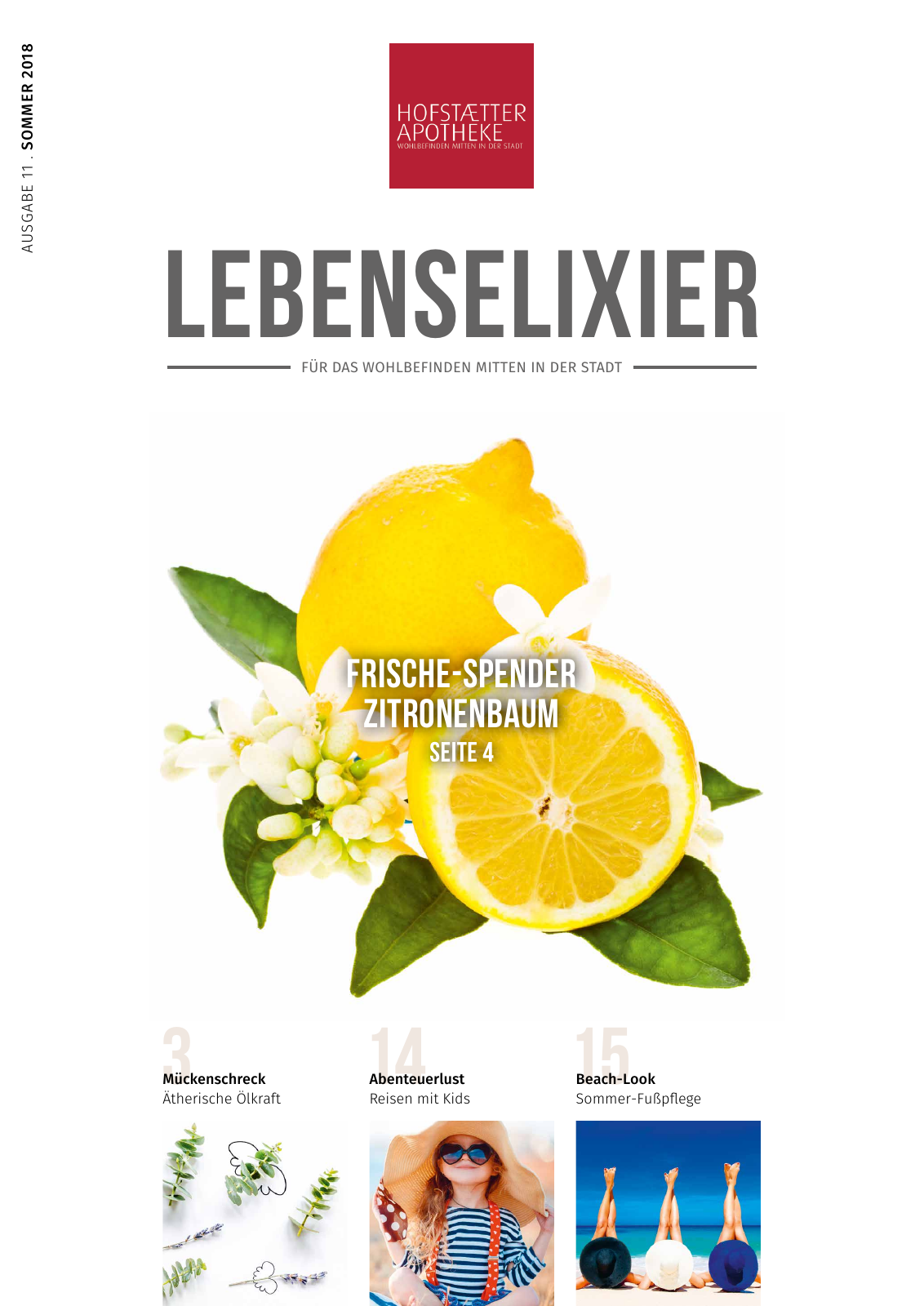 Vorschau Hofstaetter-Apotheke: Lebenselexier Sommer 2018 Seite 1