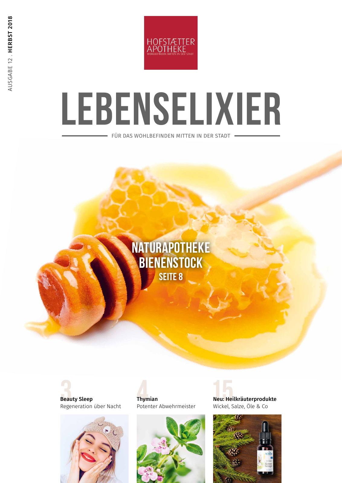 Vorschau Hofstaetter-Apotheke: Lebenselexier Herbst 2018 Seite 1
