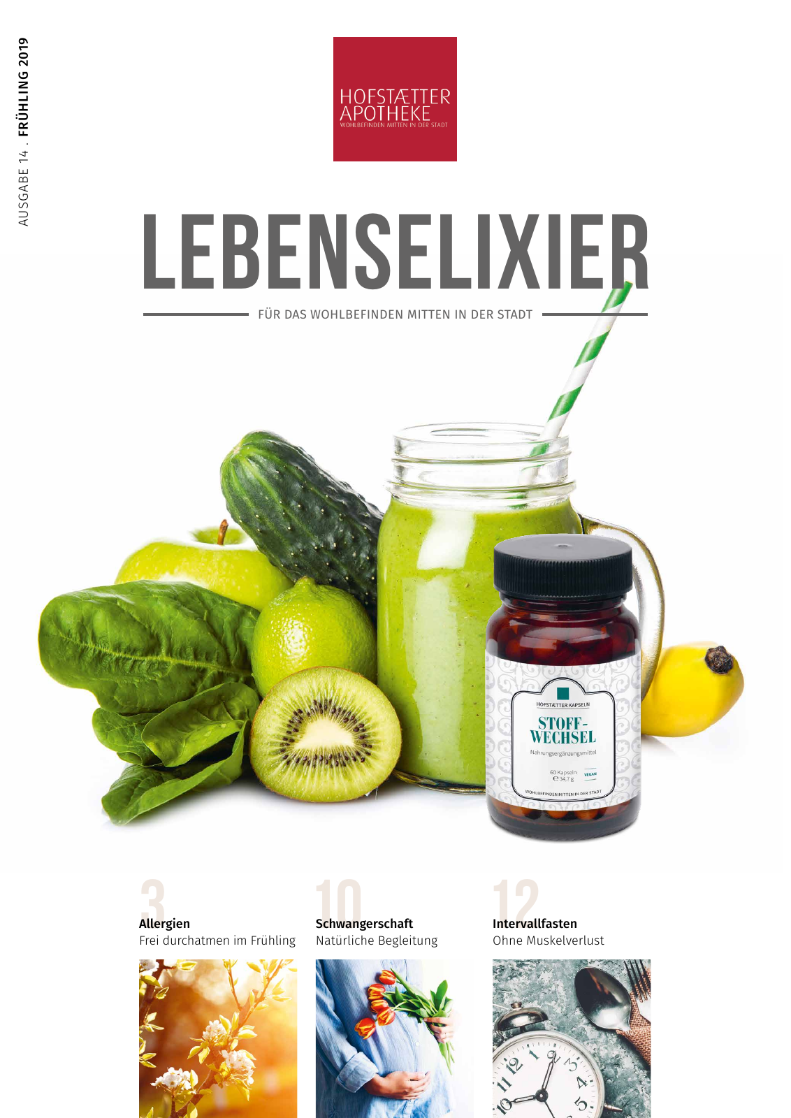 Vorschau Hofstaetter-Apotheke Lebenselixier Frühling 2019 Seite 1