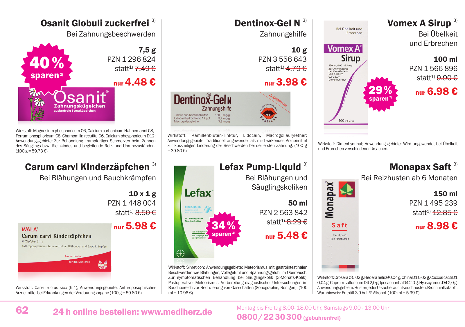 Vorschau Mediherz Katalog Herbst/Winter 2015/16 Seite 62