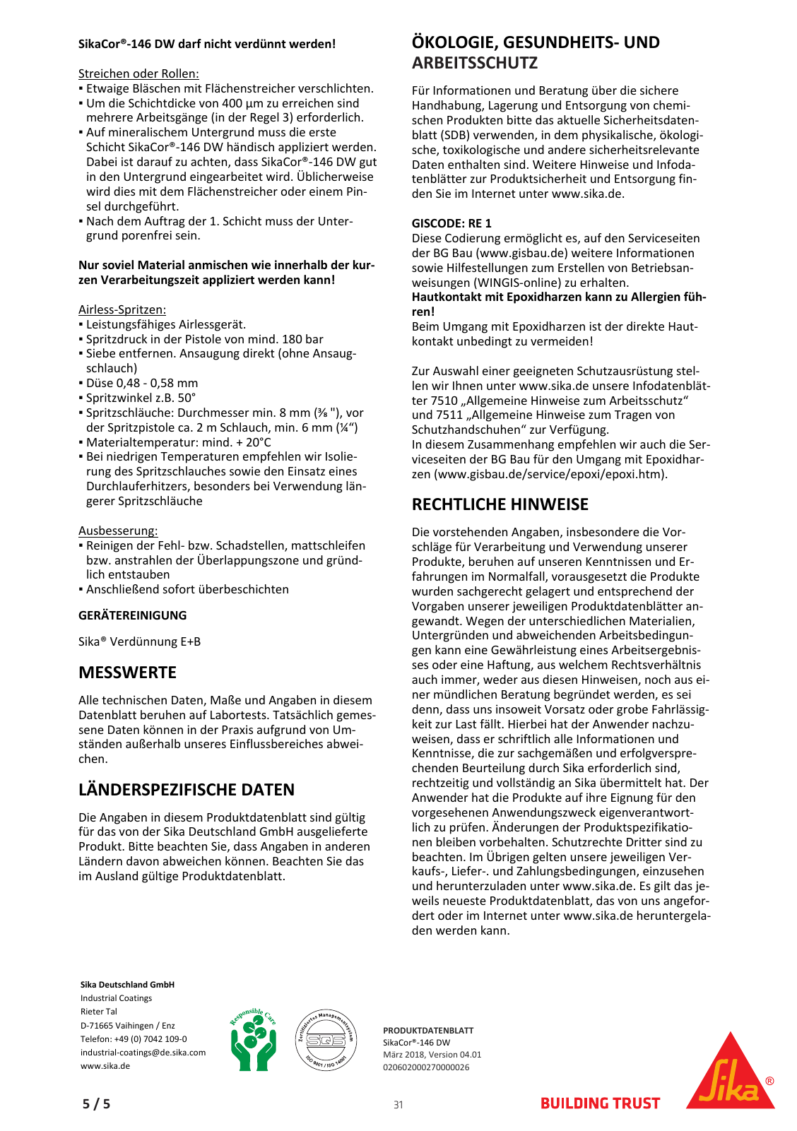 Vorschau Sika_Korrosionsschutz_und_Brandschutz_Band1 Seite 31