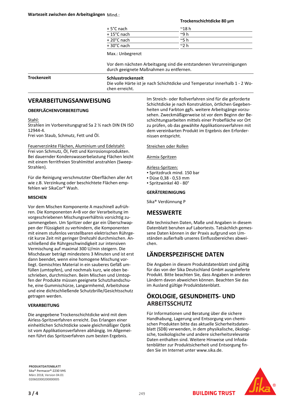Vorschau Sika_Korrosionsschutz_und_Brandschutz_Band1 Seite 249