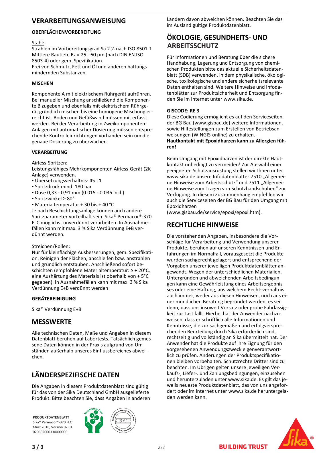 Vorschau Sika_Korrosionsschutz_und_Brandschutz_Band1 Seite 232