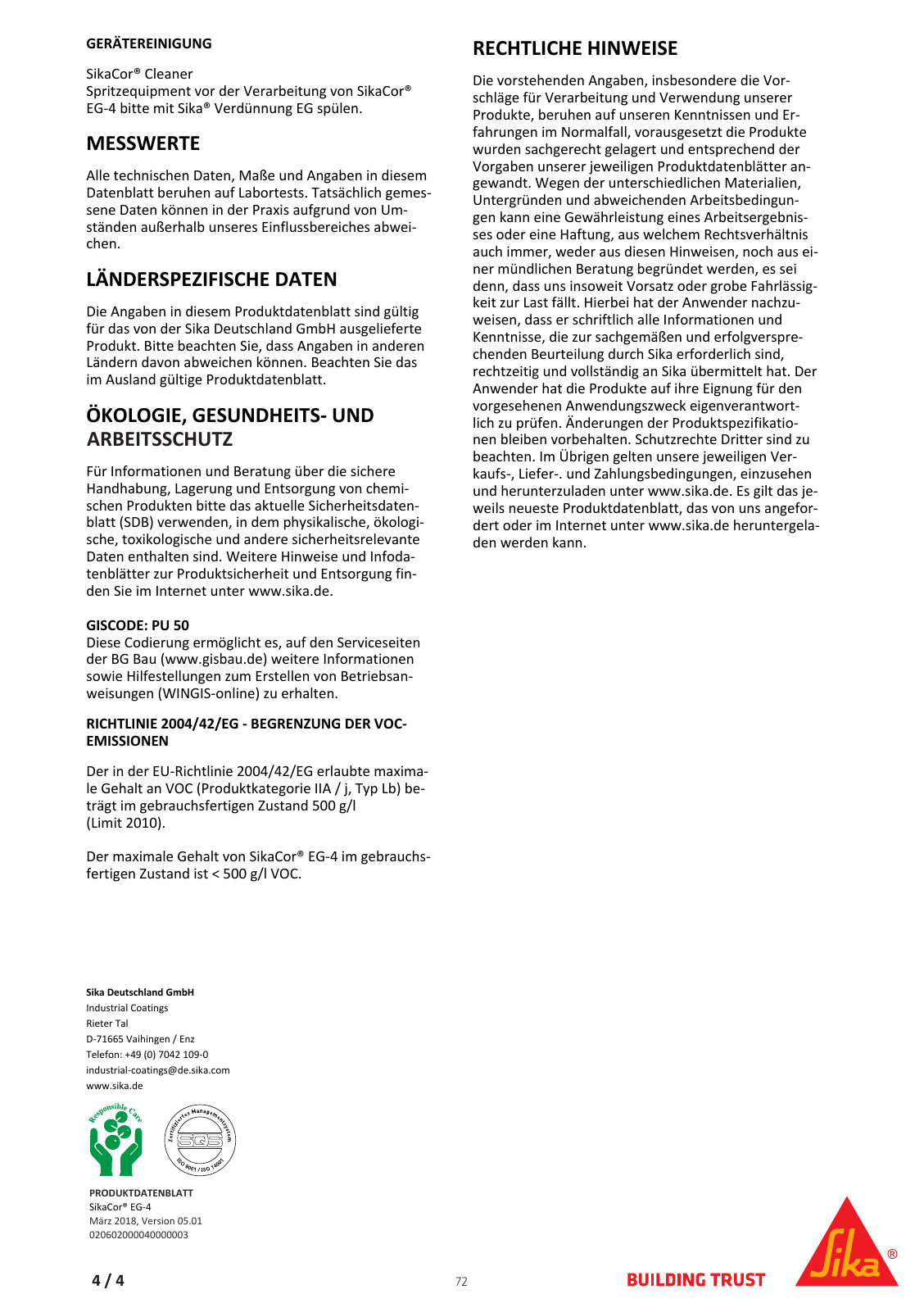 Vorschau Sika_Korrosionsschutz_und_Brandschutz_Band1 Seite 72