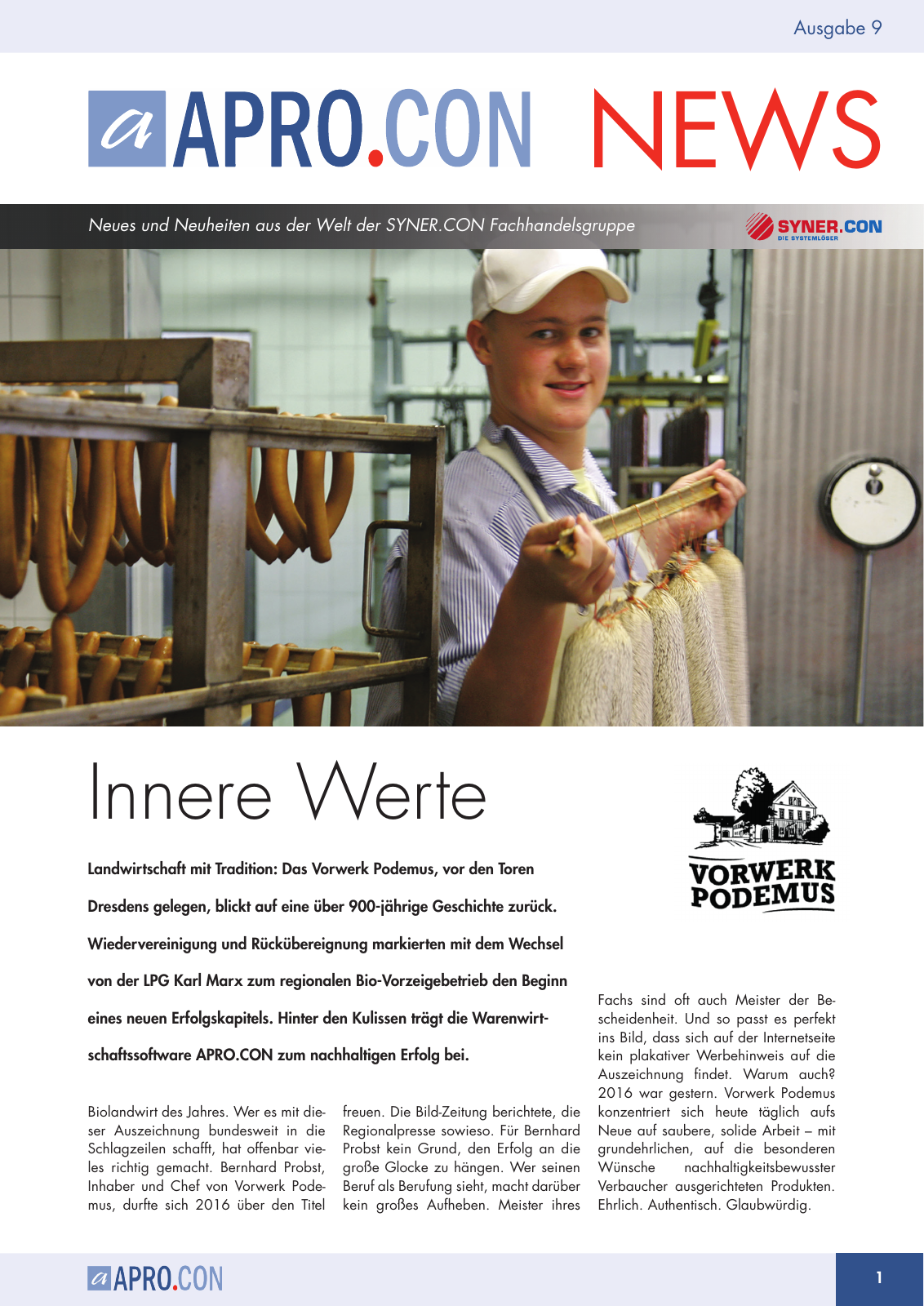 Vorschau Syner.con Newsletter Ausgabe 9 Seite 1