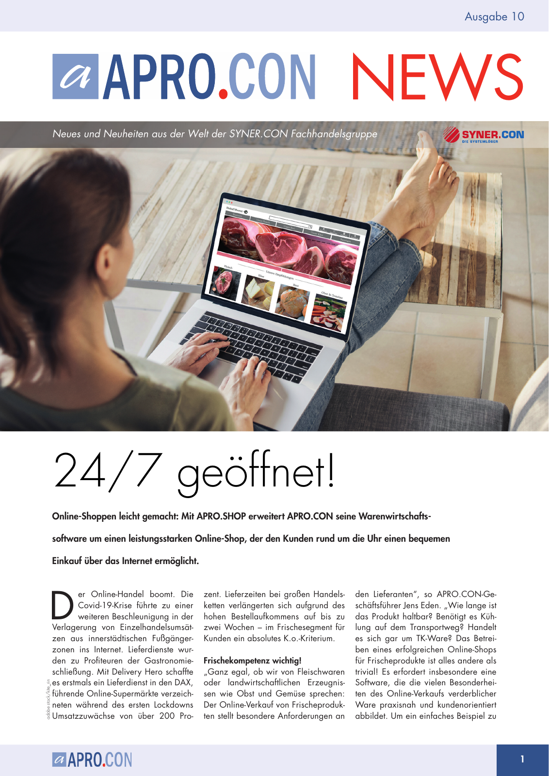 Vorschau Syner.con Newsletter Ausgabe 10 Seite 1