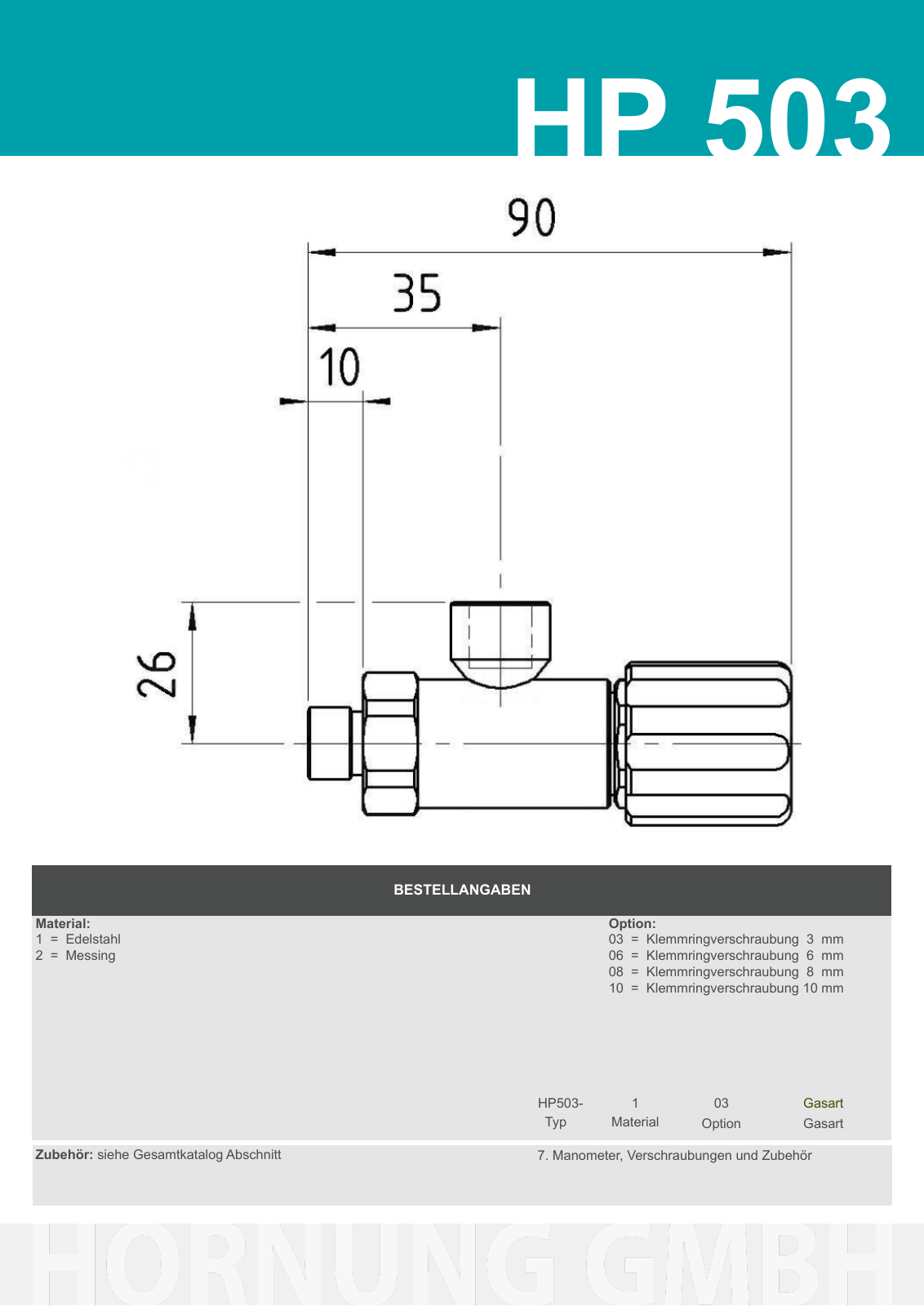 Vorschau Katalog Armaturen für Reinstgase - Hornung GmbH Seite 143