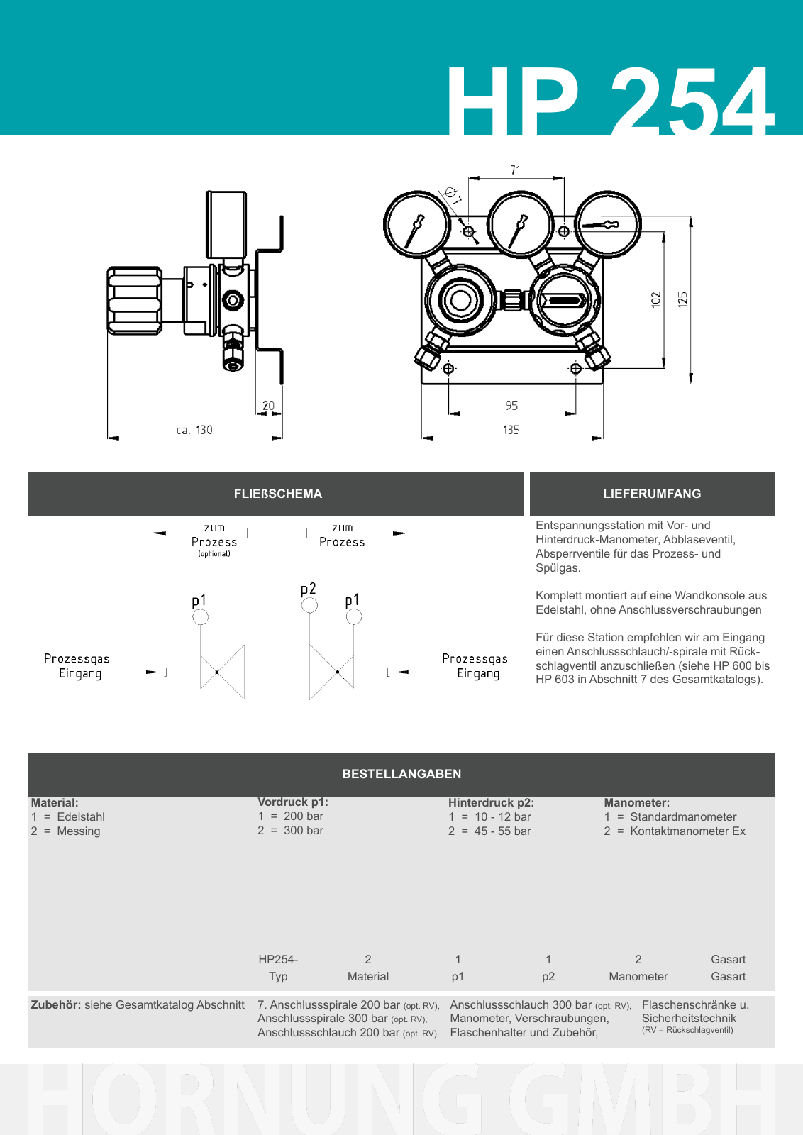 Vorschau Katalog Armaturen für Reinstgase - Hornung GmbH Seite 53