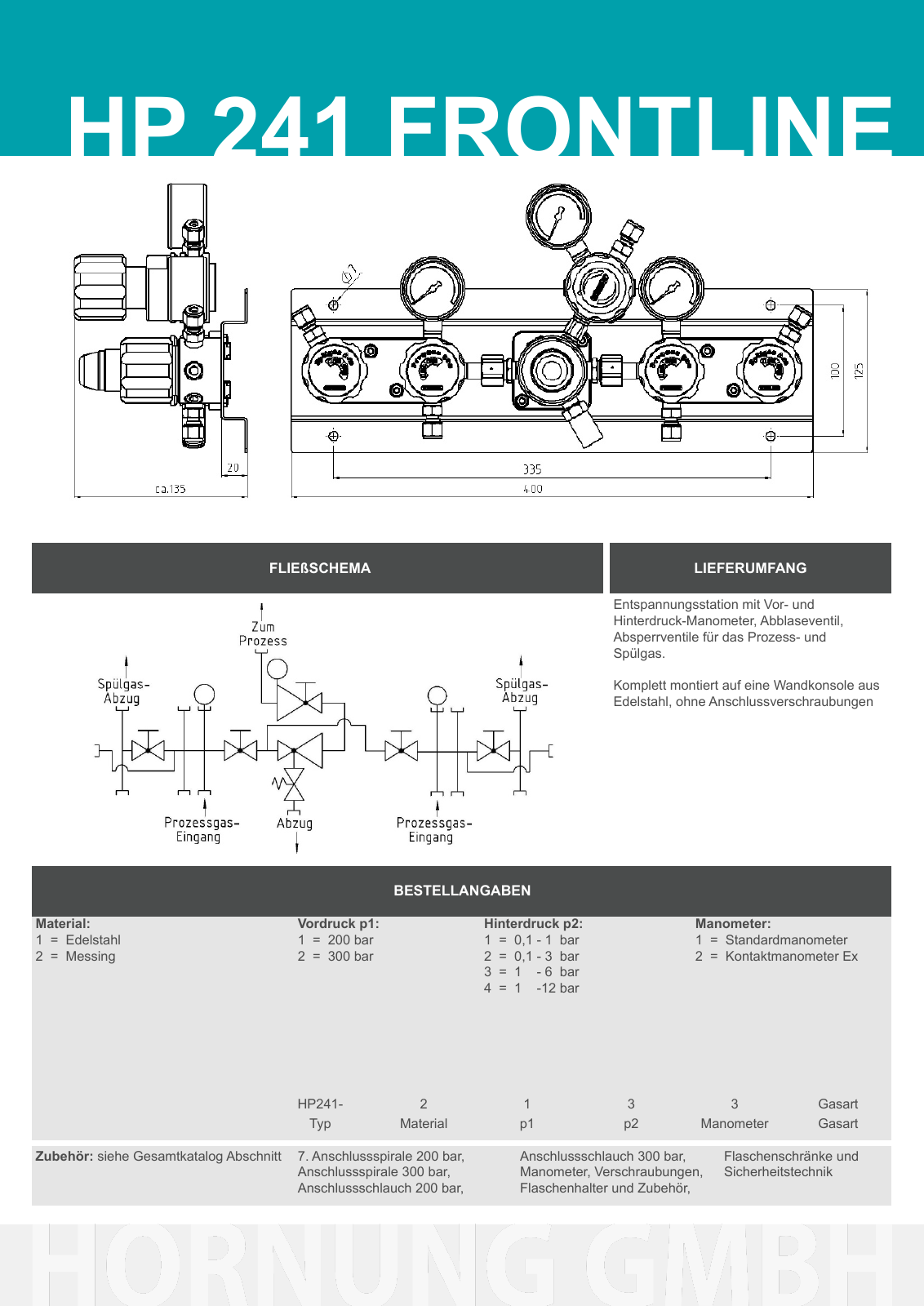 Vorschau Katalog Armaturen für Reinstgase - Hornung GmbH Seite 43