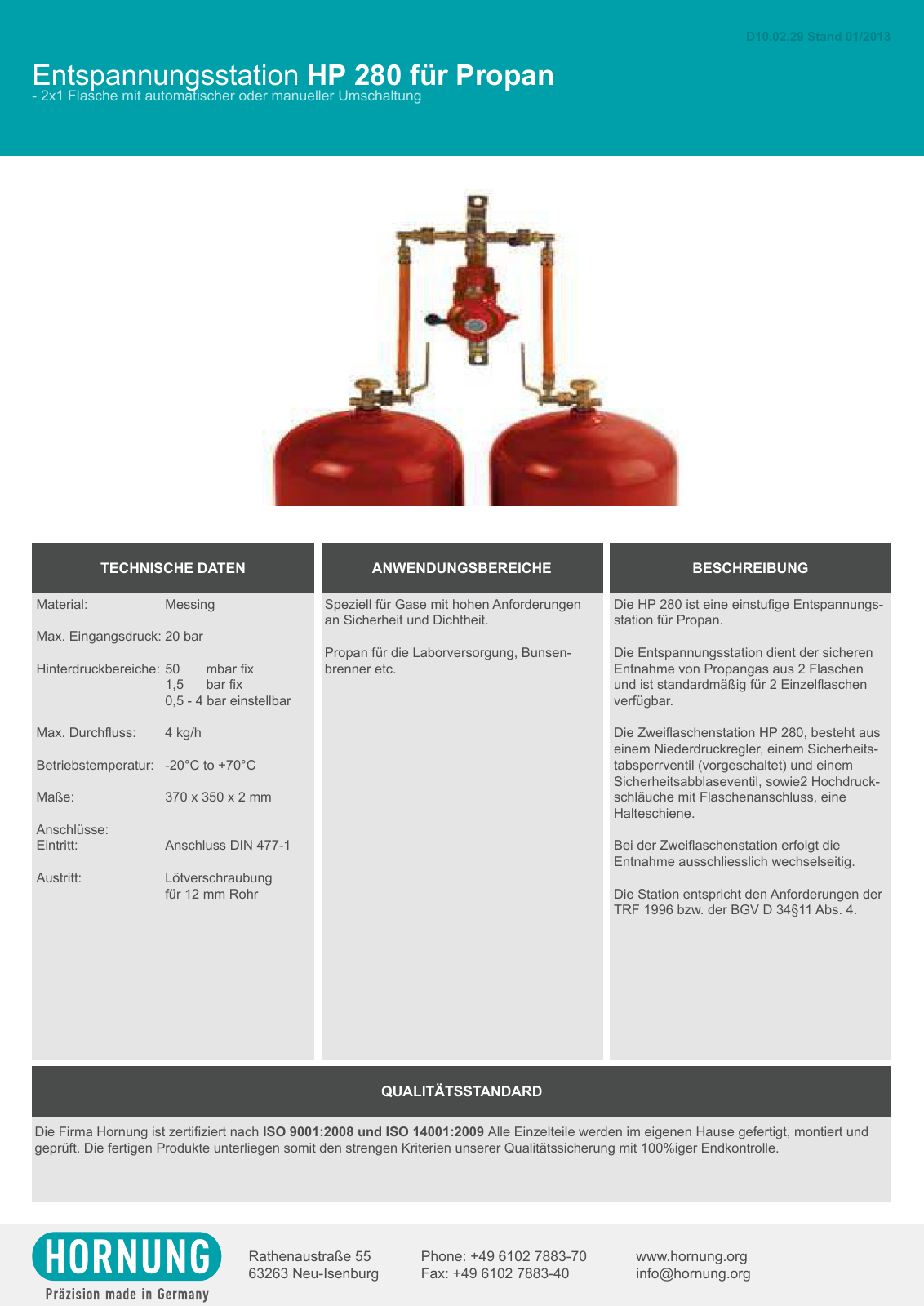 Vorschau Katalog Armaturen für Reinstgase - Hornung GmbH Seite 74