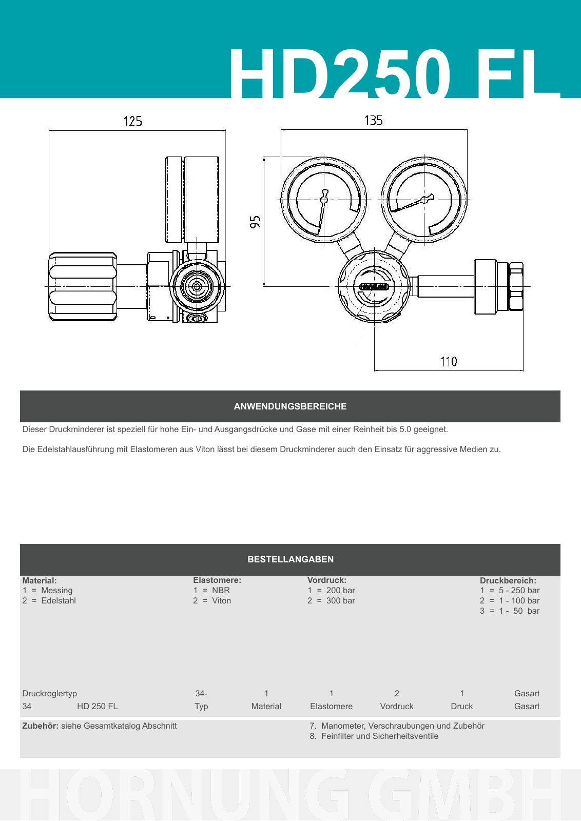 Vorschau Katalog Armaturen für Reinstgase - Hornung GmbH Seite 23