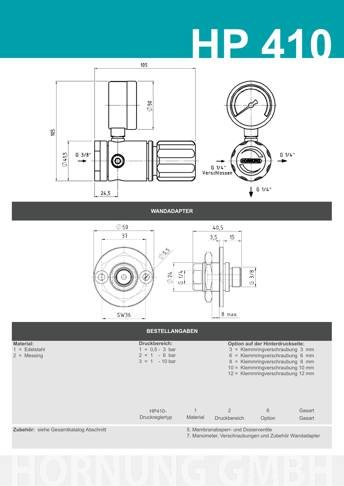Vorschau Katalog Armaturen für Reinstgase - Hornung GmbH Seite 125