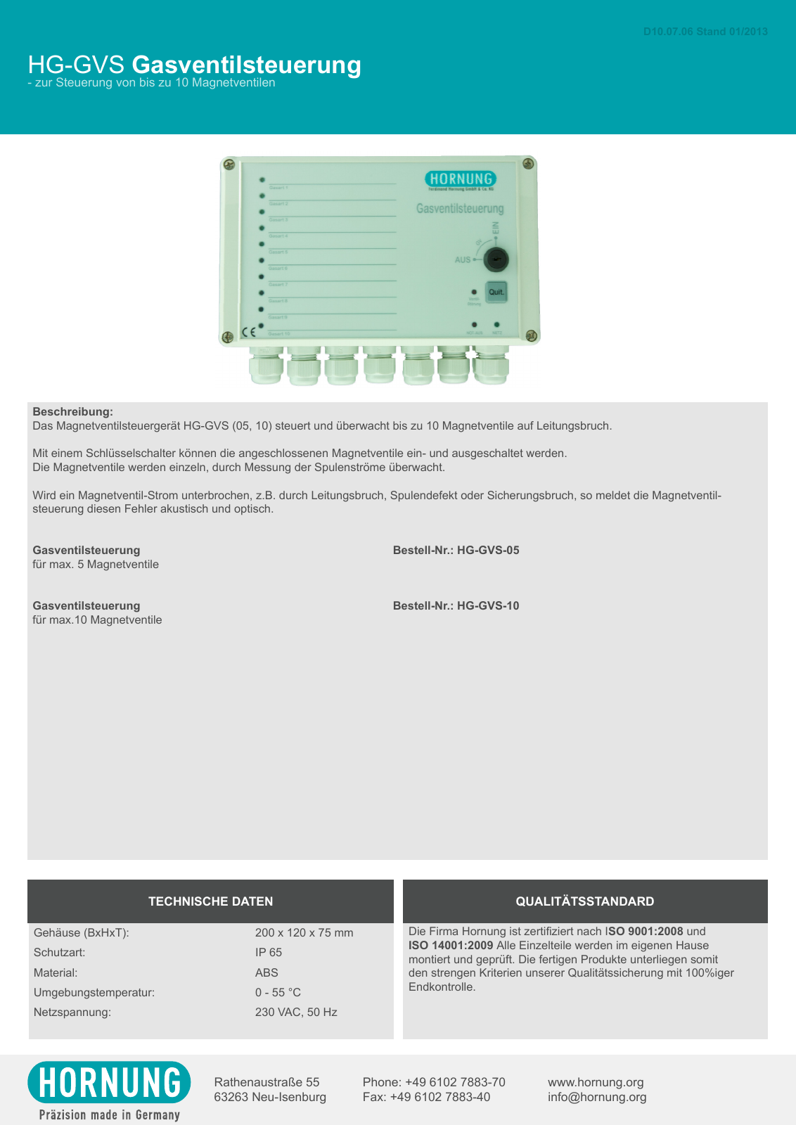 Vorschau Katalog Armaturen für Reinstgase - Hornung GmbH Seite 160