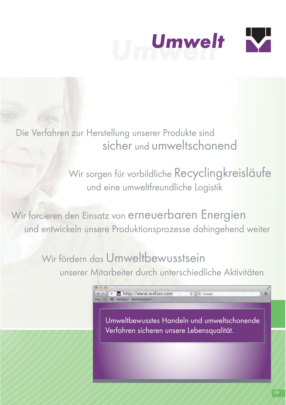 Vorschau Welser - Leitbildbroschuere (DE) Seite 19