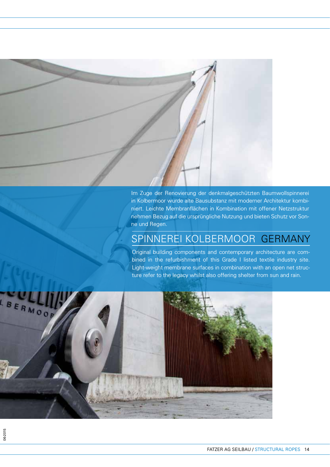 Vorschau FATZER AG Structural Ropes Company Brochure Seite 15
