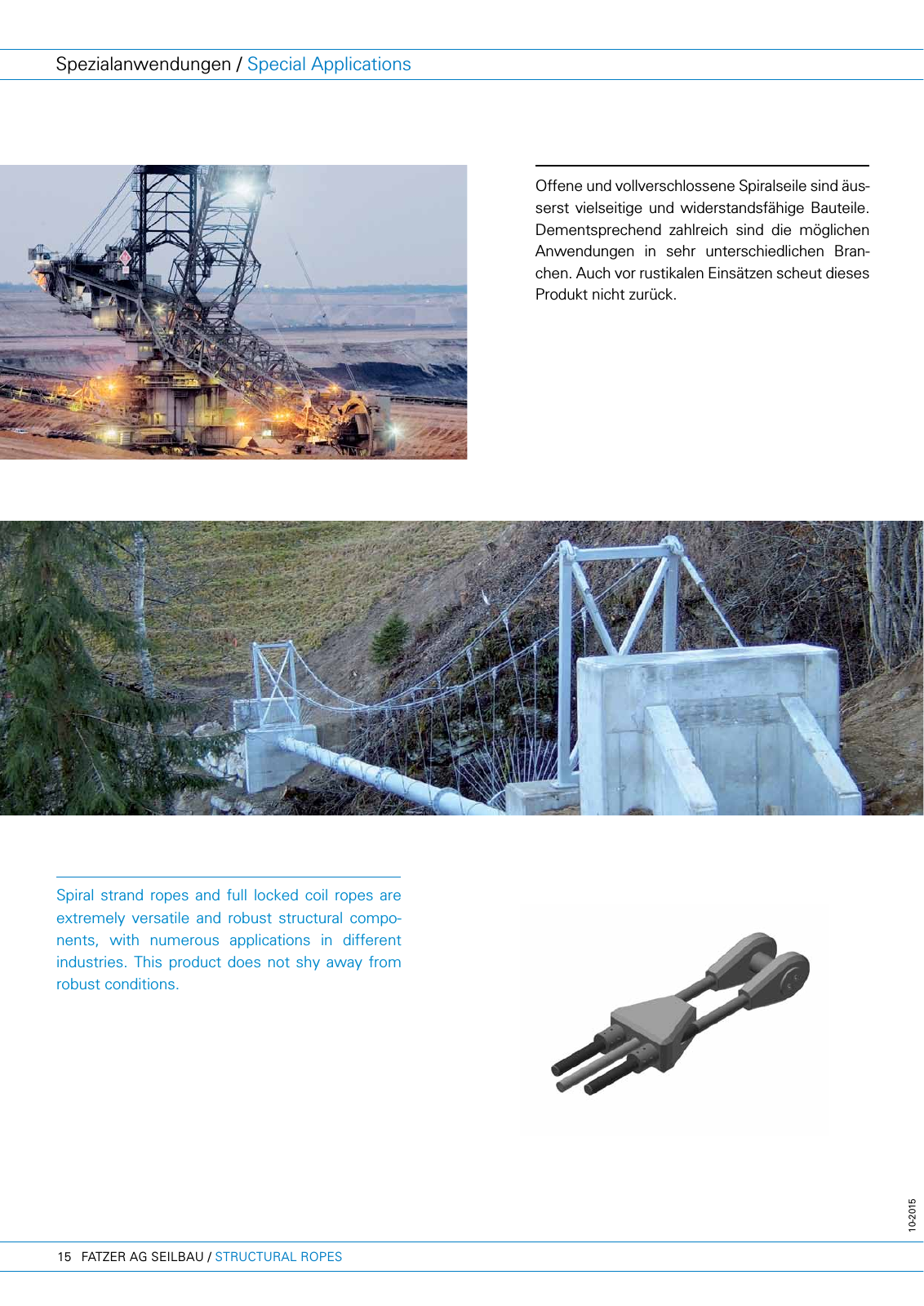 Vorschau FATZER Seilbau Structural Ropes Brochure Seite 16