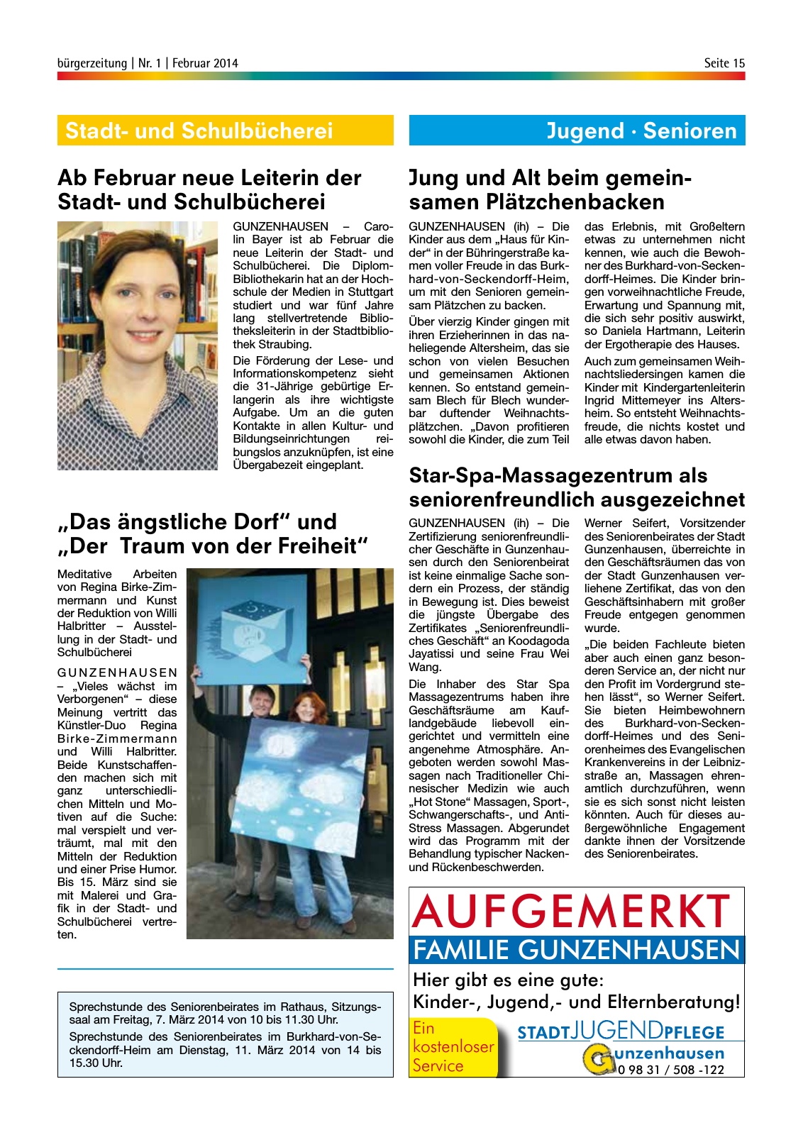 Vorschau StadtLandGUN - Gunzenhäuser Bürgerzeitung Seite 15