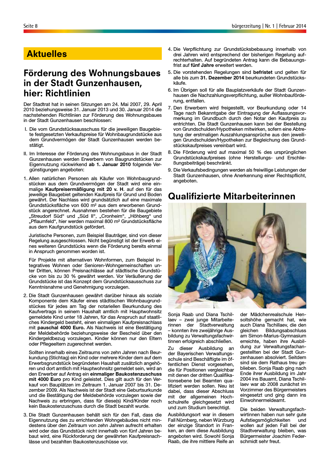 Vorschau StadtLandGUN - Gunzenhäuser Bürgerzeitung Seite 8