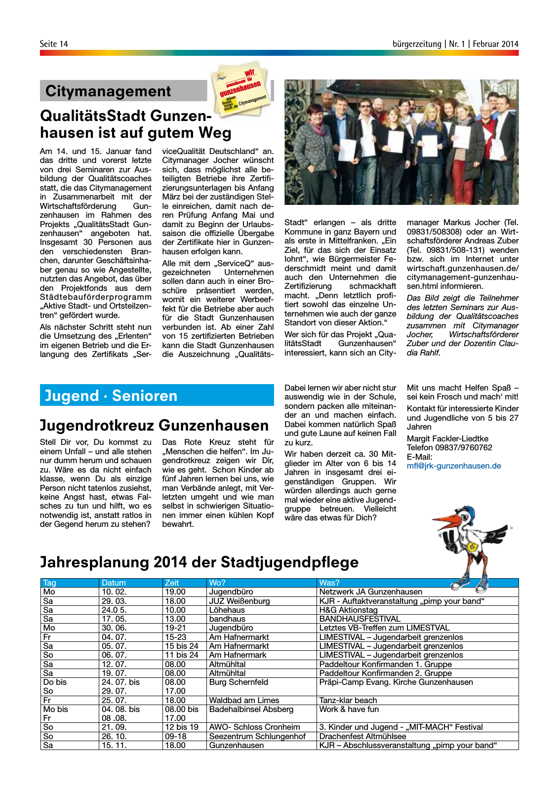 Vorschau StadtLandGUN - Gunzenhäuser Bürgerzeitung Seite 14