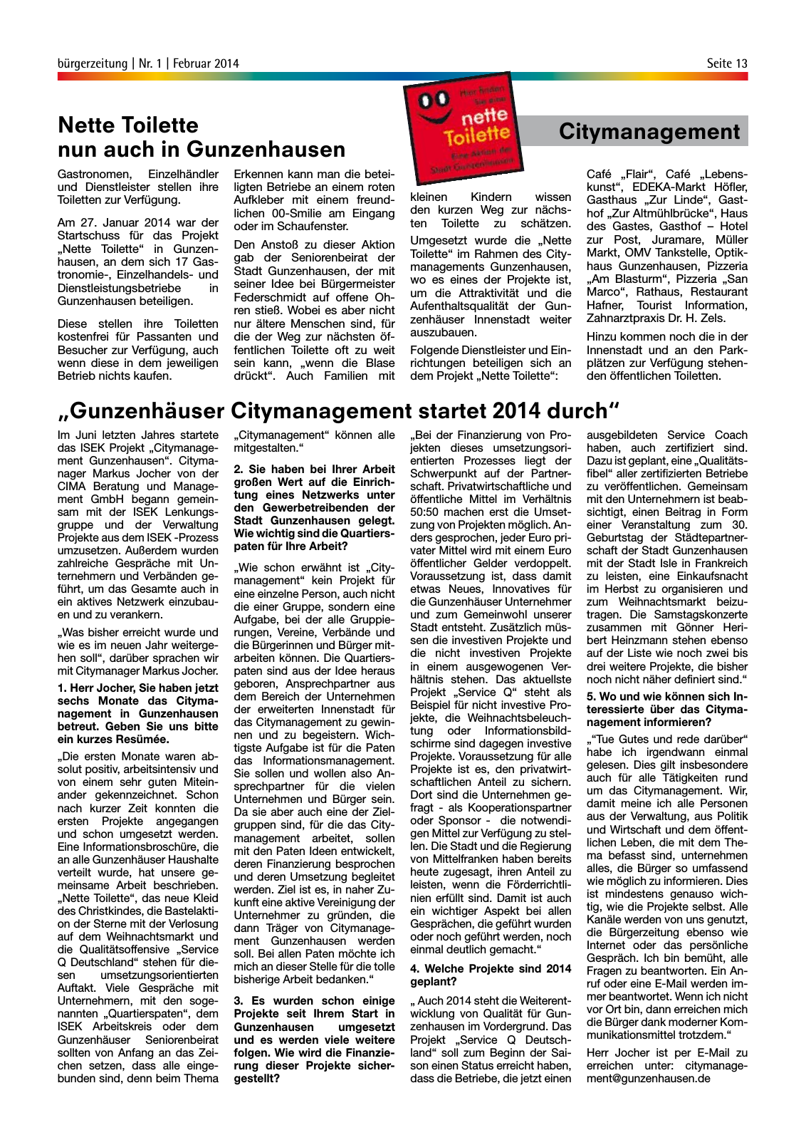 Vorschau StadtLandGUN - Gunzenhäuser Bürgerzeitung Seite 13