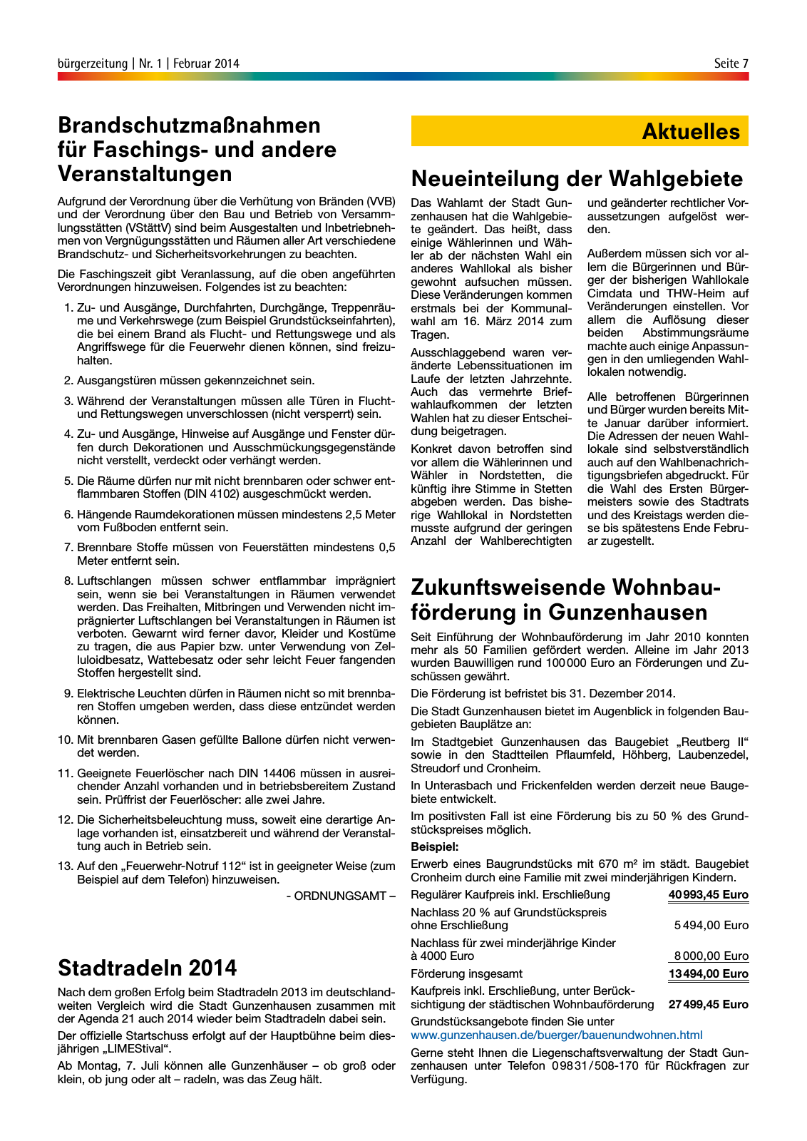 Vorschau StadtLandGUN - Gunzenhäuser Bürgerzeitung Seite 7