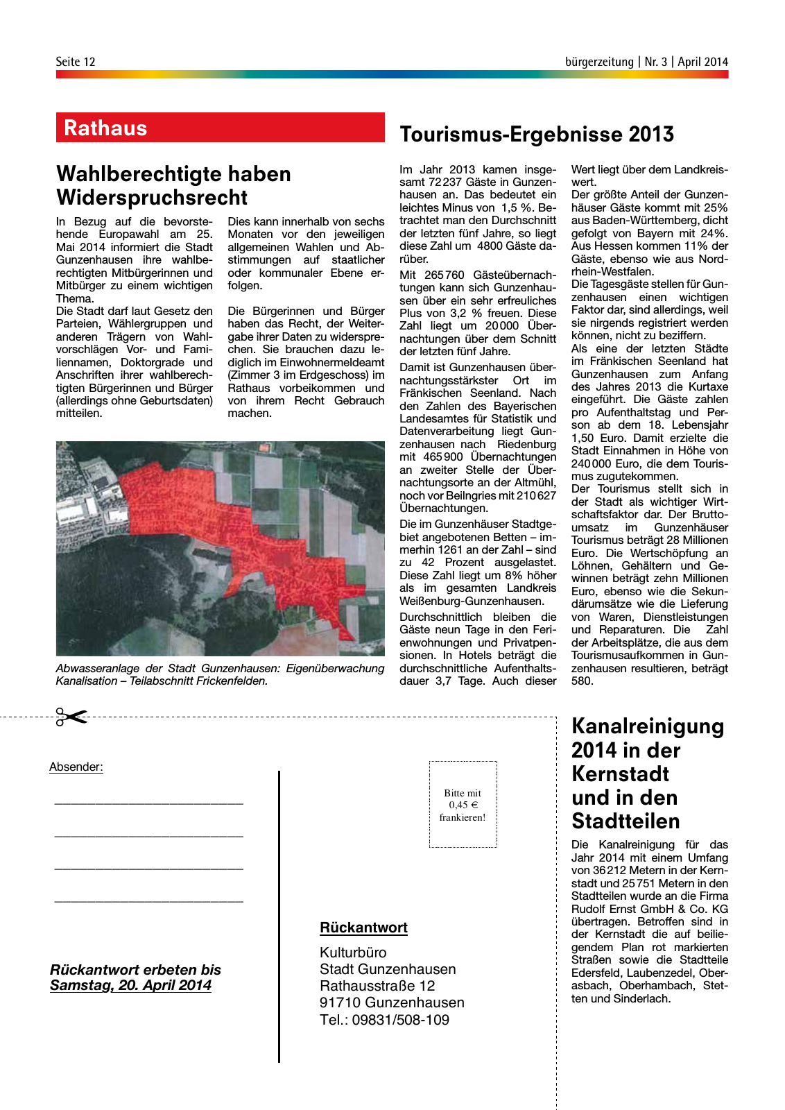 Vorschau StadtLandGUN Gunzenhäuser Bürgerzeitung Nr. 3 | April 2014 Seite 12