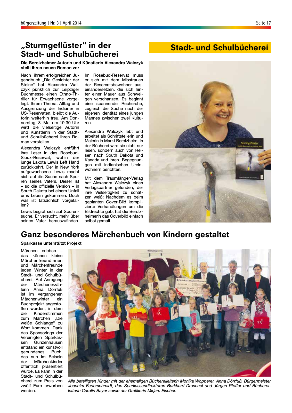 Vorschau StadtLandGUN Gunzenhäuser Bürgerzeitung Nr. 3 | April 2014 Seite 17