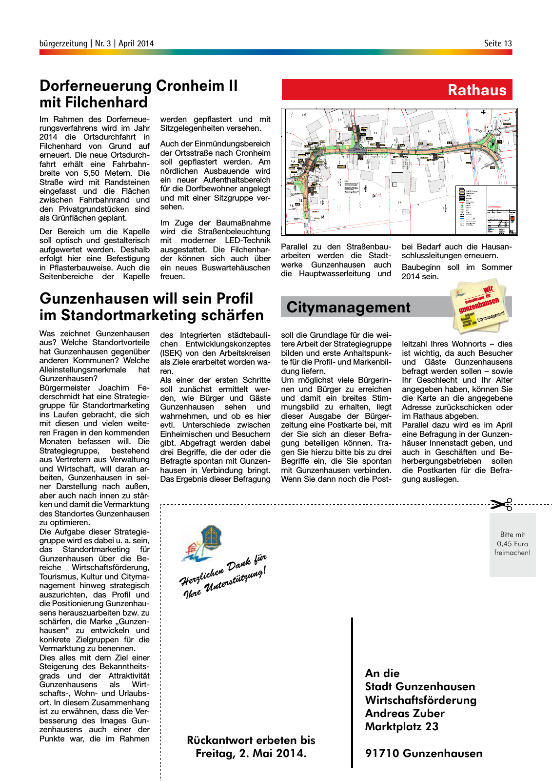 Vorschau StadtLandGUN Gunzenhäuser Bürgerzeitung Nr. 3 | April 2014 Seite 13