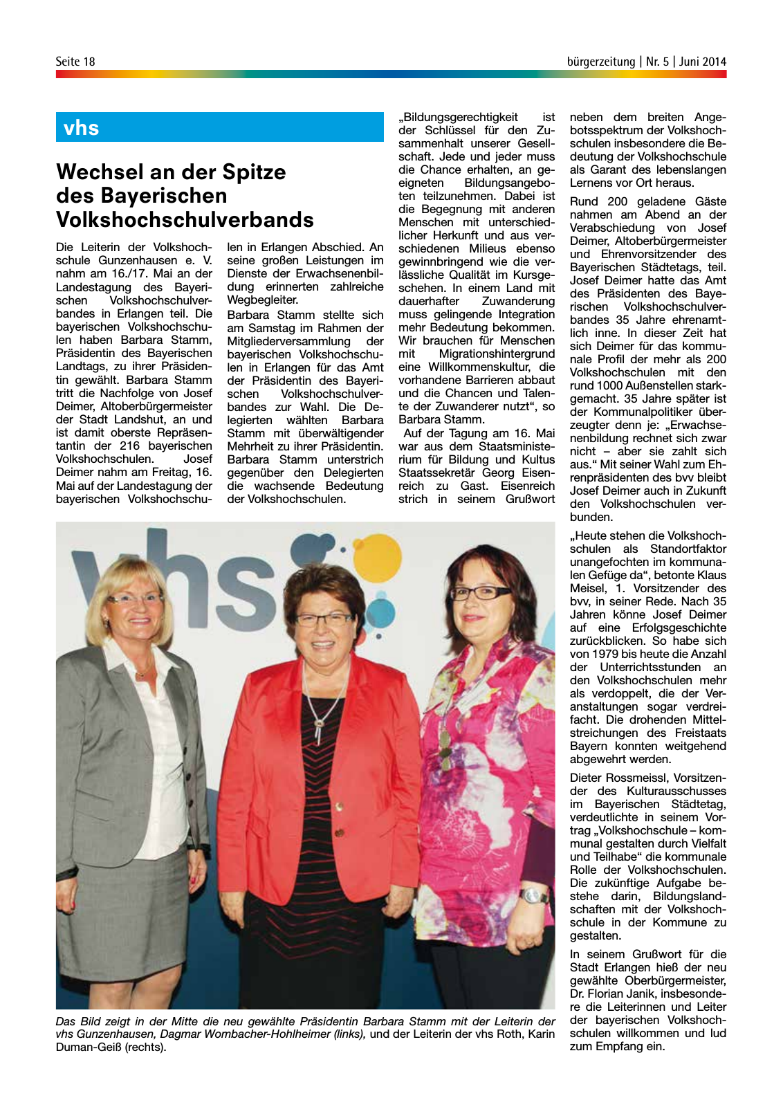 Vorschau buergerzeitung_Nr_5_Juni_2014 Seite 18