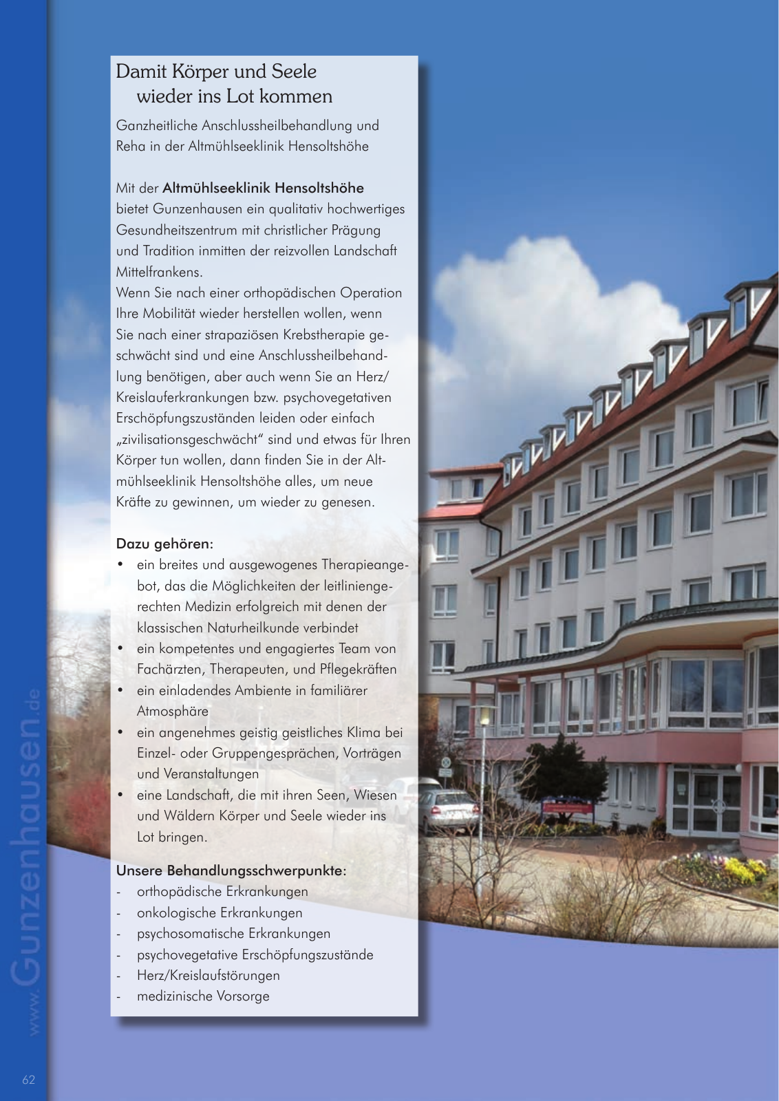 Vorschau leben & arbeiten in Gunzenhausen - 2015 Seite 62
