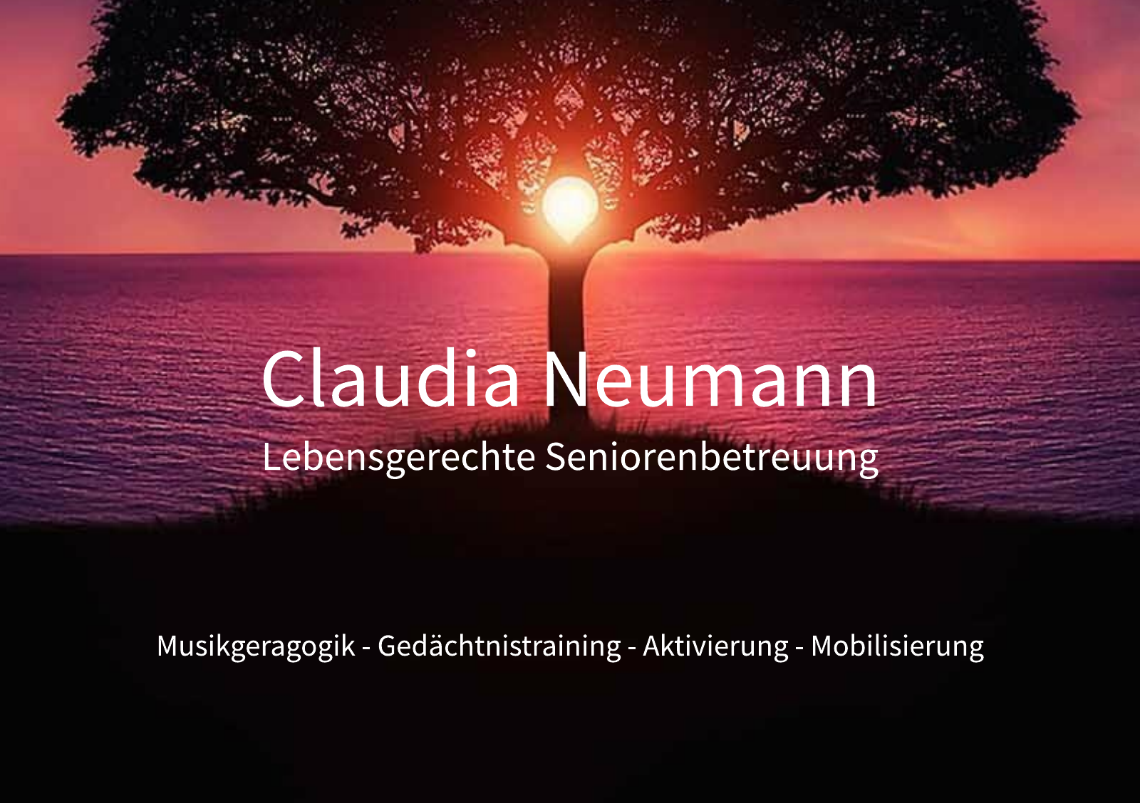 Vorschau ZiA - Zuhause im Alter mit Claudia Neumann - Fachkraft Alltagsassistenz / Musikpädagogische Fachkraft Seite 1