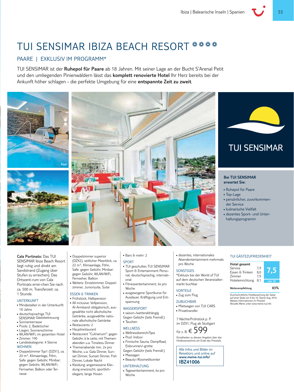 Vorschau TUI SENSIMAR Onlinekatalog - Sommer 2017 Seite 53