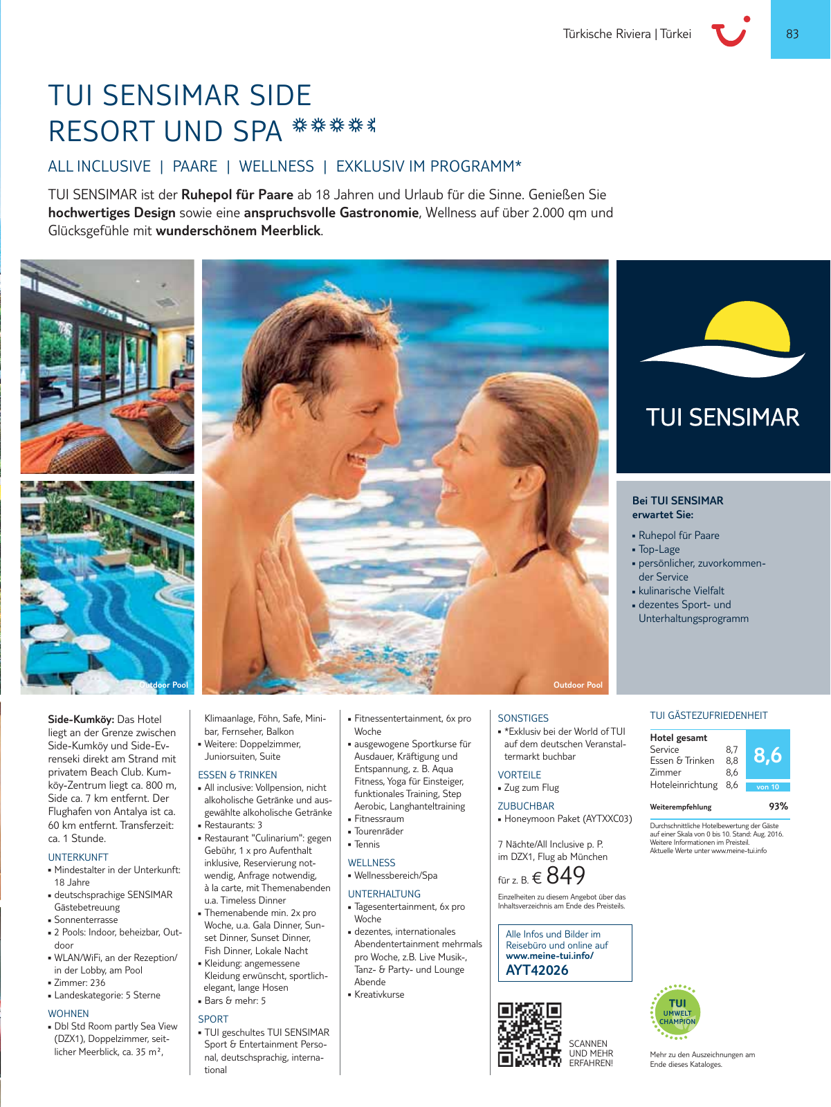 Vorschau TUI SENSIMAR Onlinekatalog - Sommer 2017 Seite 83