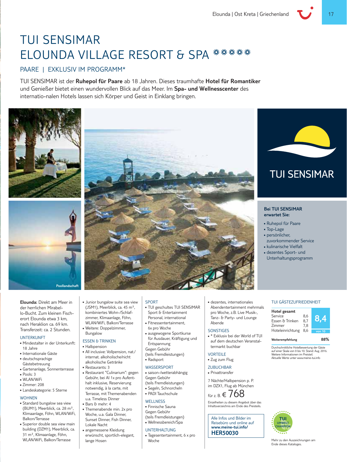 Vorschau TUI SENSIMAR Onlinekatalog - Sommer 2017 Seite 17