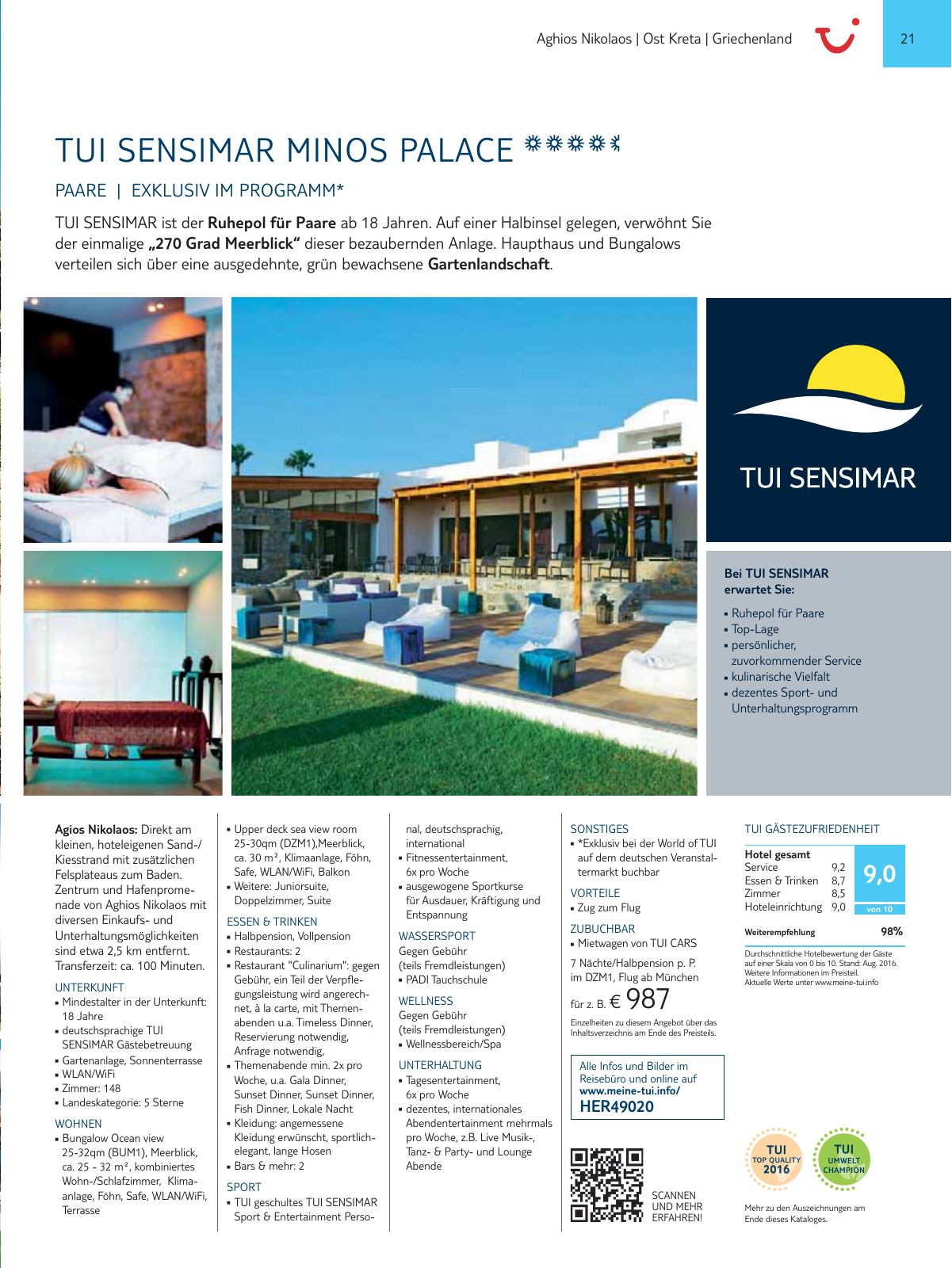 Vorschau TUI SENSIMAR Onlinekatalog - Sommer 2017 Seite 21