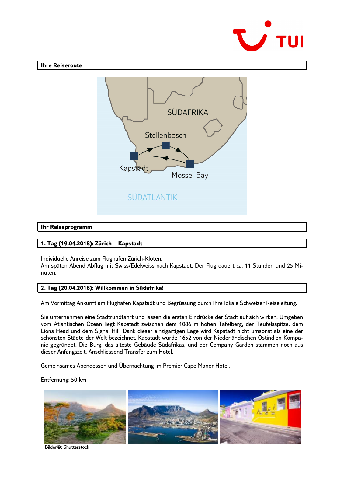 Vorschau SI Travel - Sileserreise Südafrika Seite 2