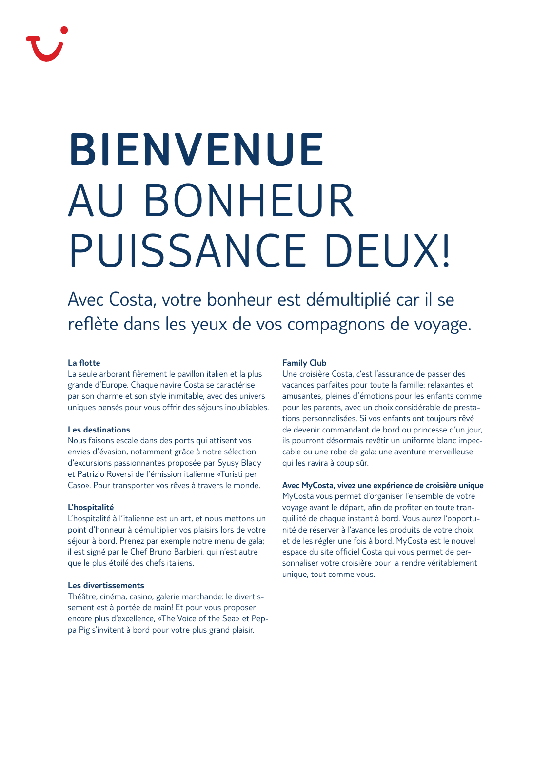 Vorschau TUI F - Costa Broschuere Seite 2