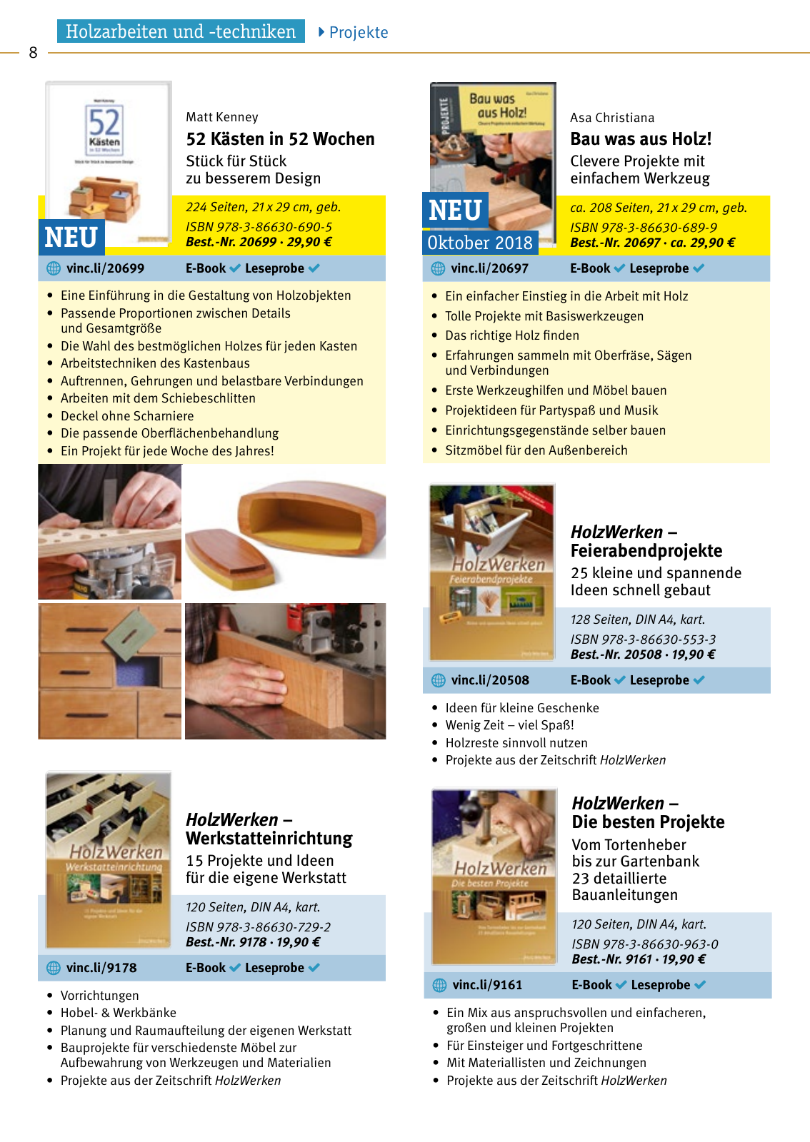 Vorschau HolzWerken Katalog 2019 Seite 8