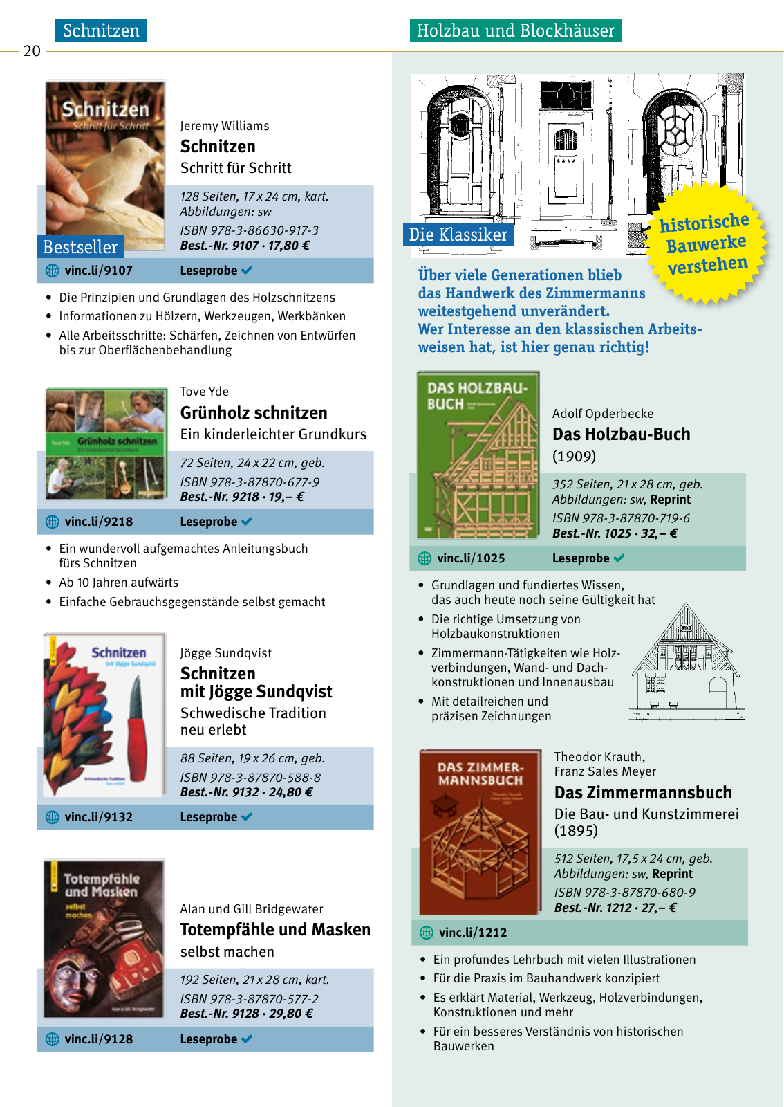 Vorschau HolzWerken Katalog 2019 Seite 20
