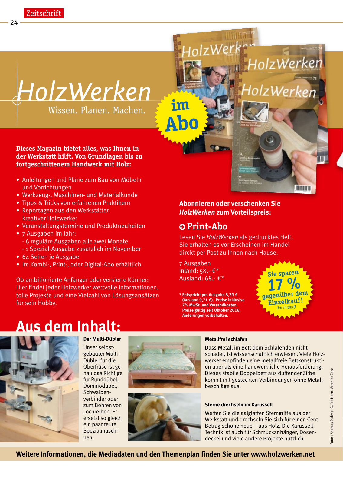 Vorschau HolzWerken Katalog 2019 Seite 24