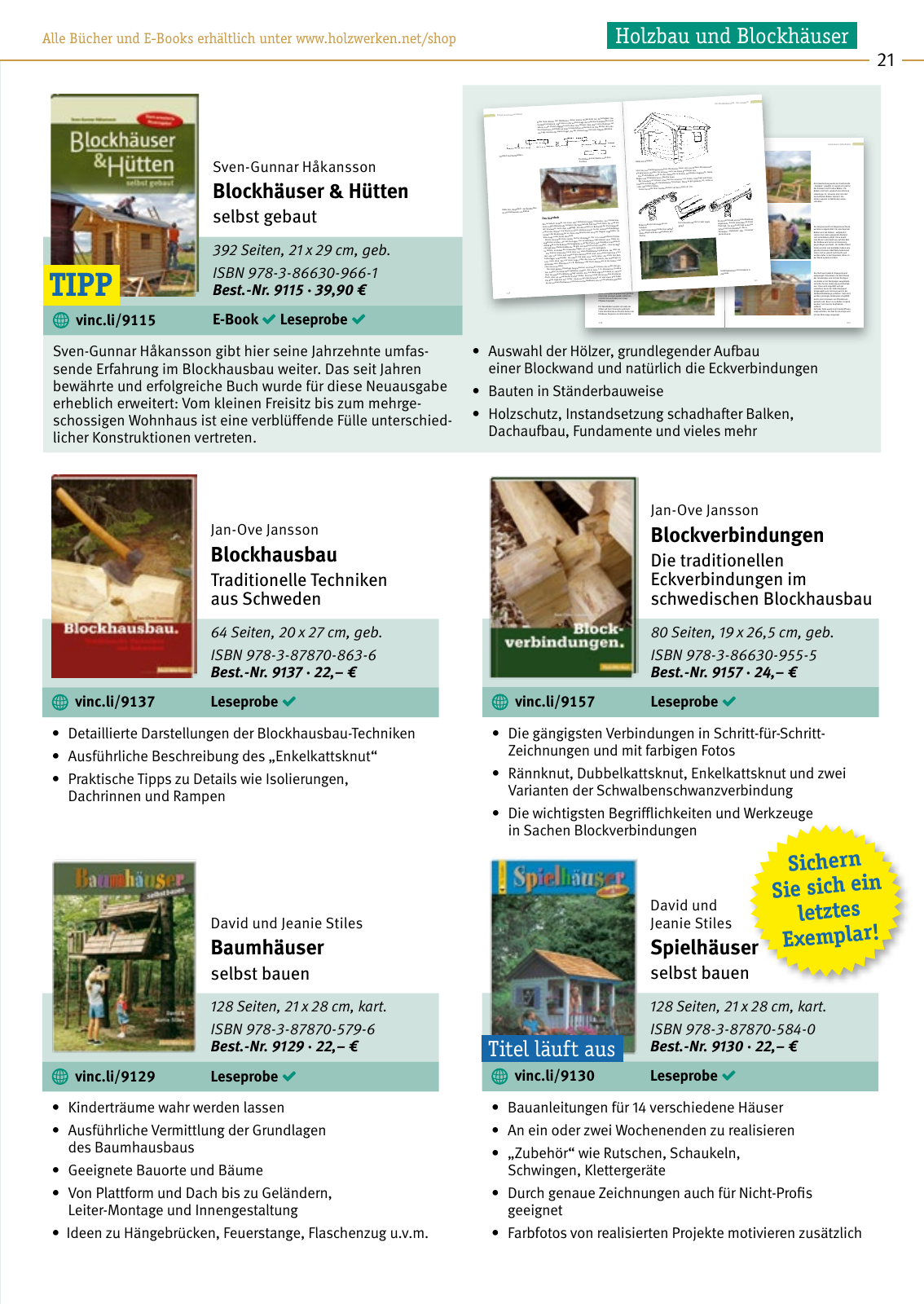 Vorschau HolzWerken Katalog 2019 Seite 21