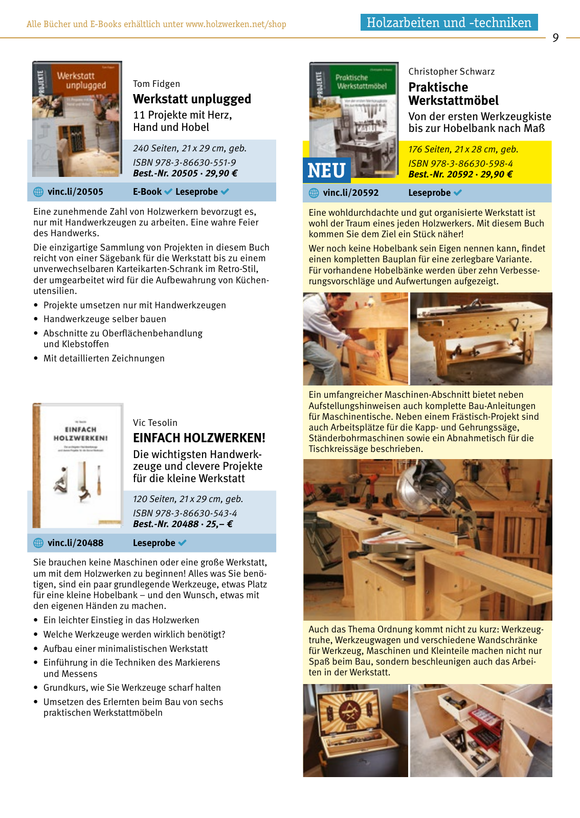Vorschau HolzWerken Katalog 2019 Seite 9