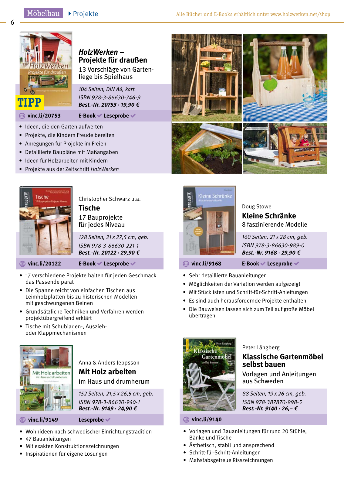 Vorschau HolzWerken Katalog 2020 Seite 6