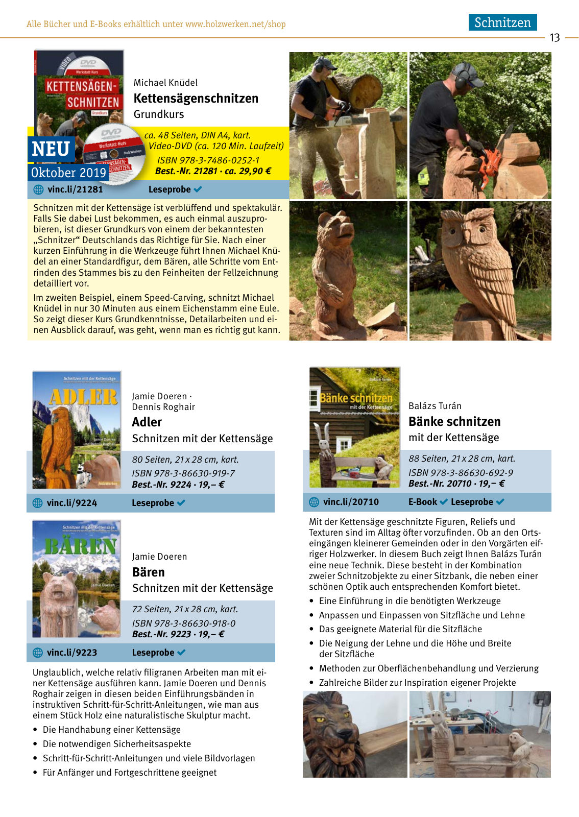 Vorschau HolzWerken Katalog 2020 Seite 13